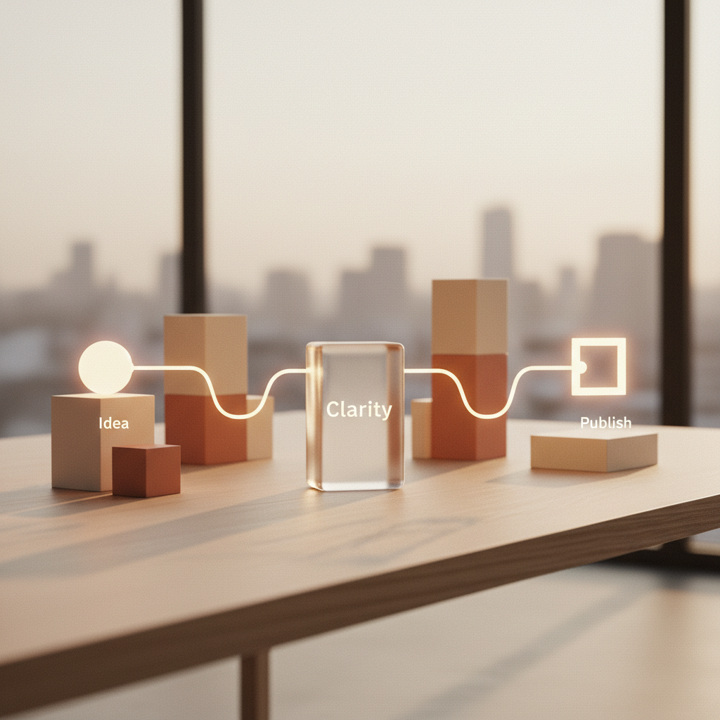 Clarity-First Workflow: From Idea to Publish for Service Businesses