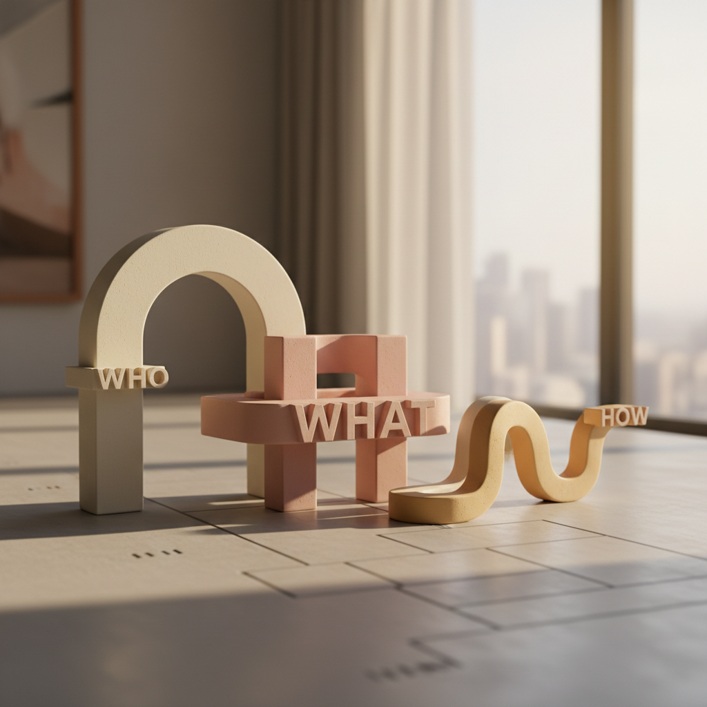 Who-What-How Framework: Practical Content Strategy for Service Businesses